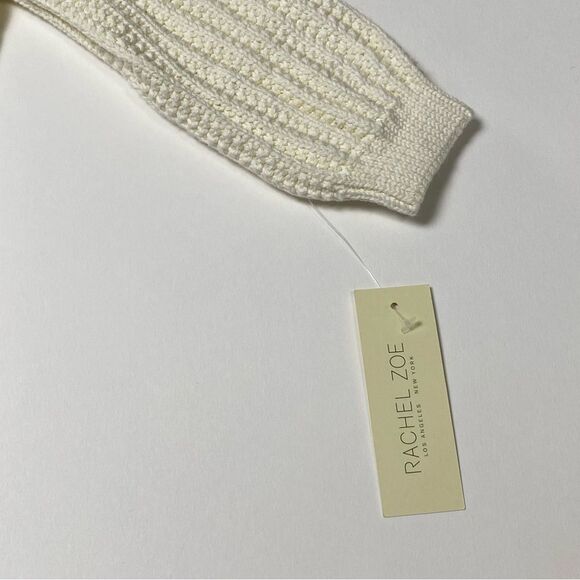 NWT Rachel Zoe Ivory Button Front Knit Cardigan Sweater Size 18 Months - Picture 3 of 11